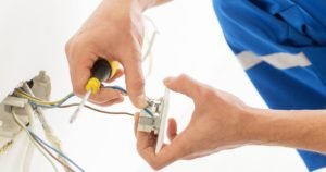 Fixing power socket