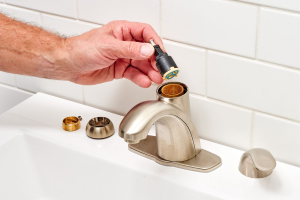 Picture of person taking a tap apart