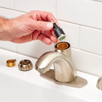 Picture of person taking a tap apart